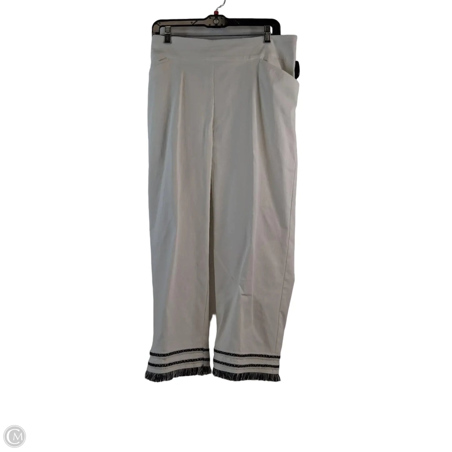 Pants Cropped By Chicos In White, Size: 16