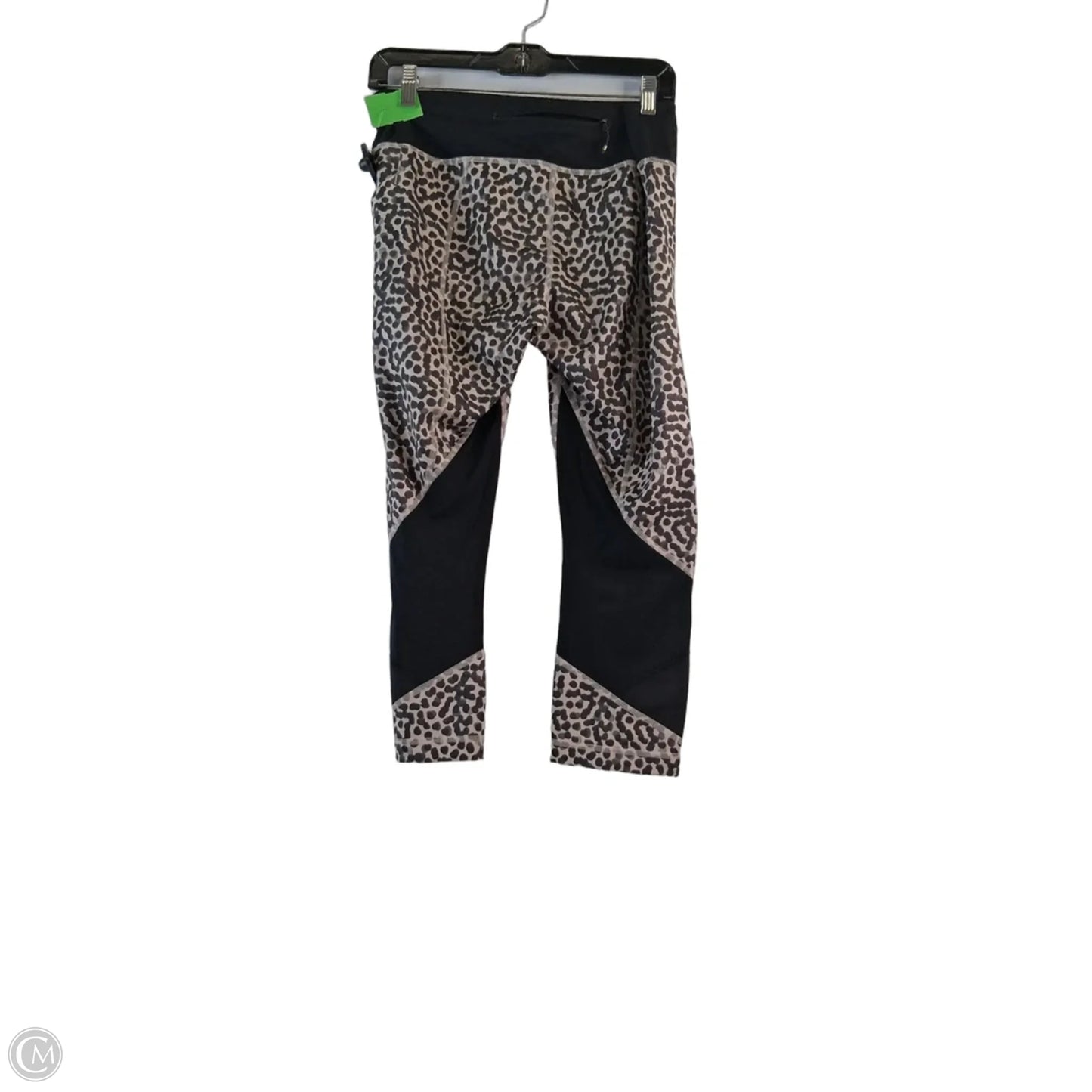 Athletic Capris By Lululemon In Leopard Print, Size: 10