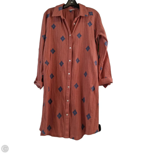 Dress Casual Midi By Pure Jill In Coral, Size: S