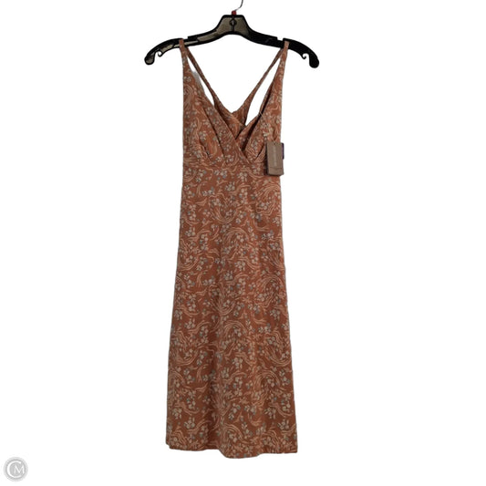 Dress Casual Midi By Patagonia In Orange, Size: S