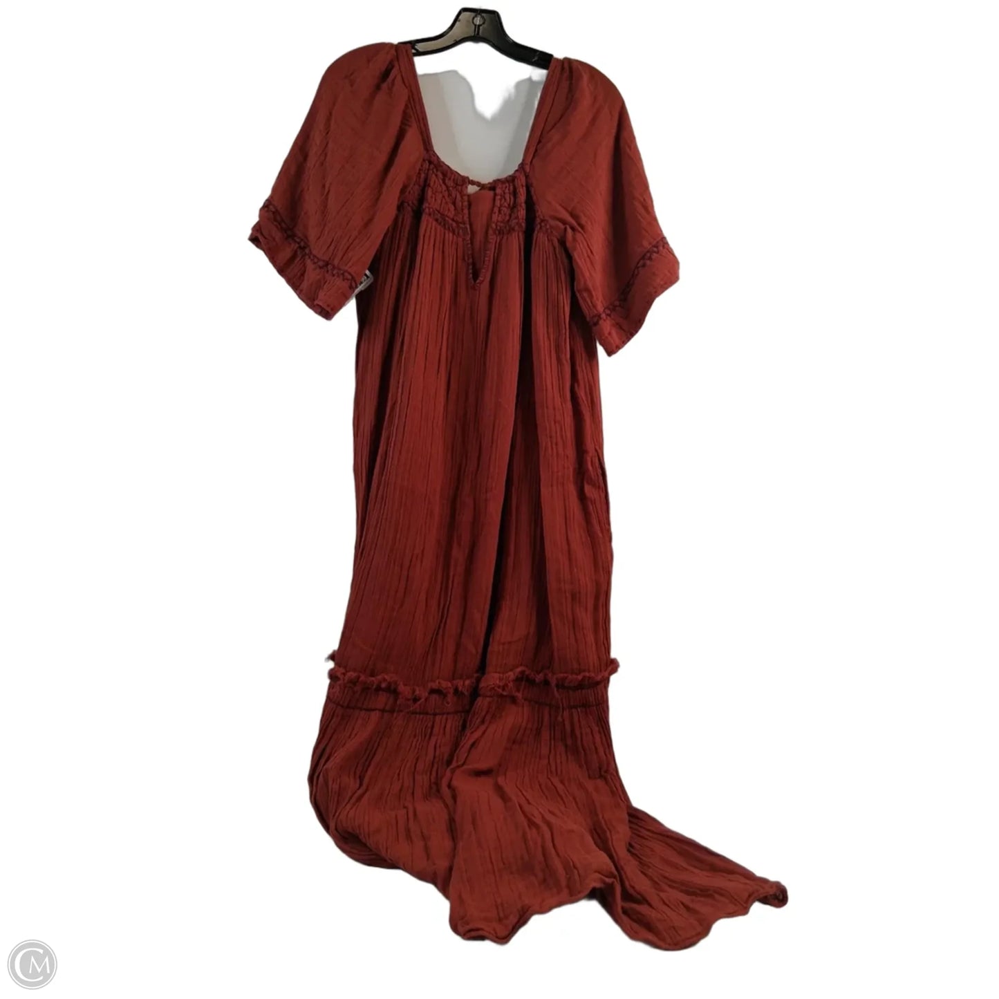 Dress Casual Maxi By Free People In Orange, Size: Sp