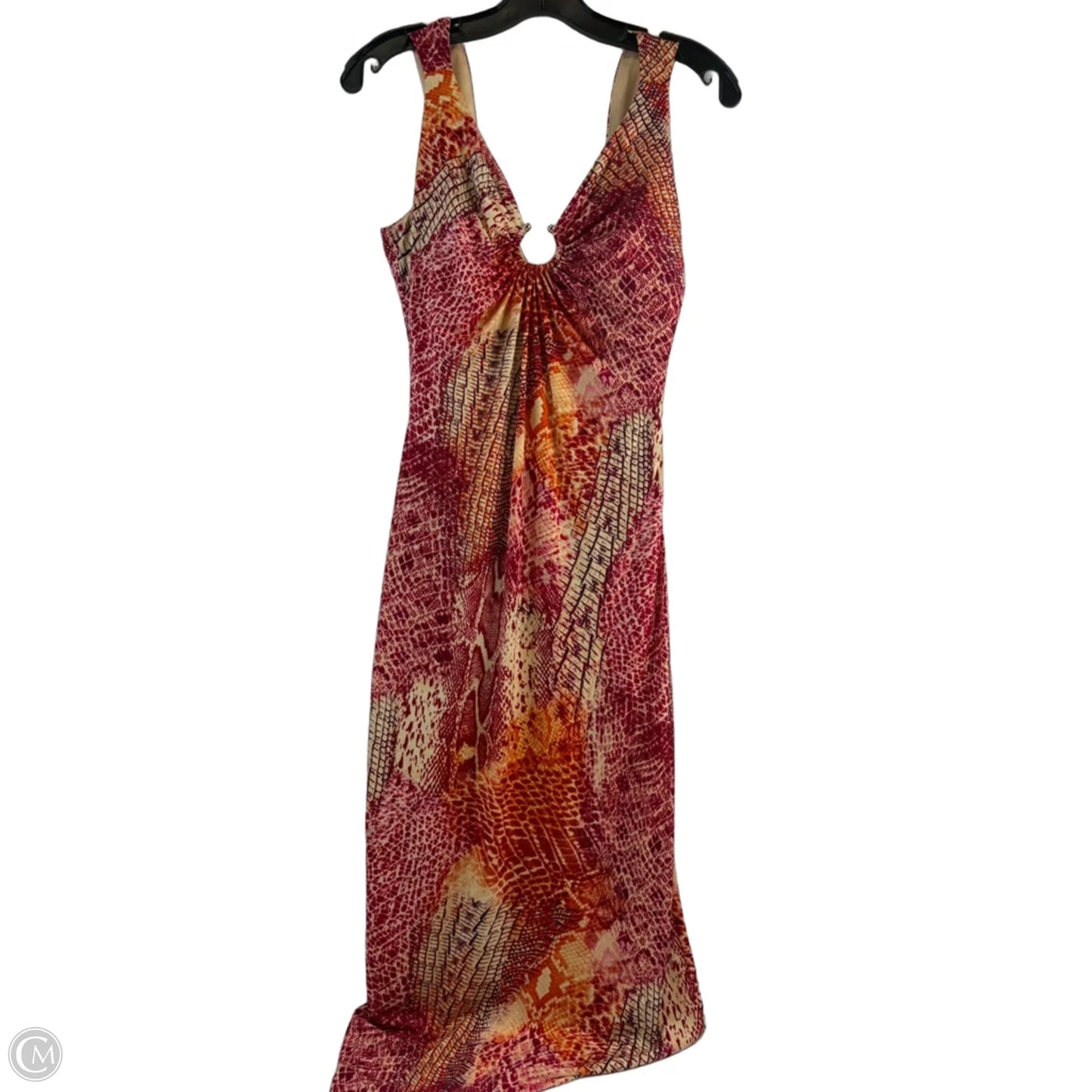 Dress Casual Maxi By Clothes Mentor In Red & Yellow, Size: S