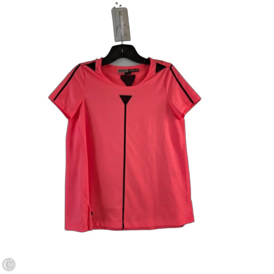 Athletic Top Short Sleeve By Jamie Sadock In Pink, Size: S