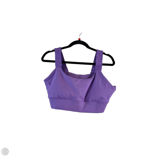 Athletic Bra By Sincerely Jules In Purple, Size: Xl