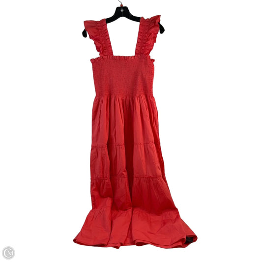 Dress Casual Maxi By Quince In Coral, Size: L