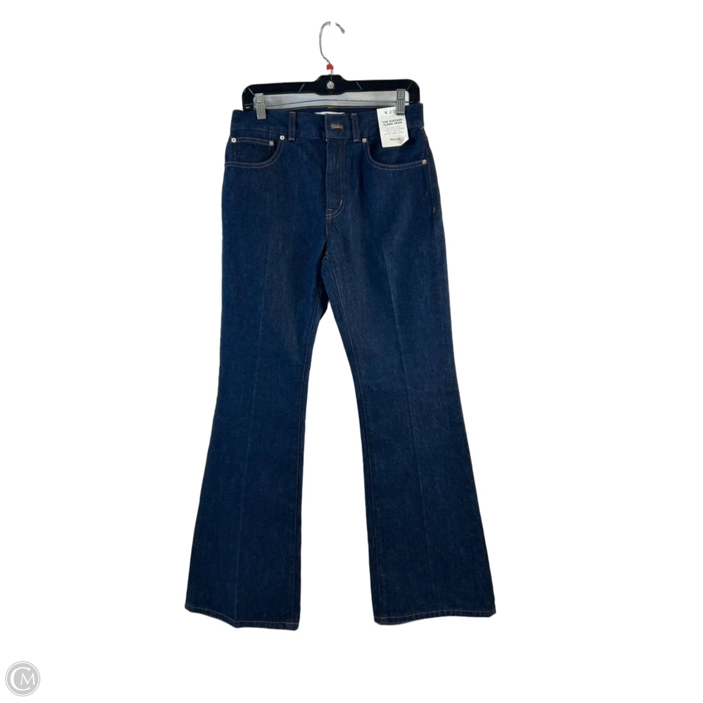 Jeans Flared By Madewell In Blue Denim, Size: 4p