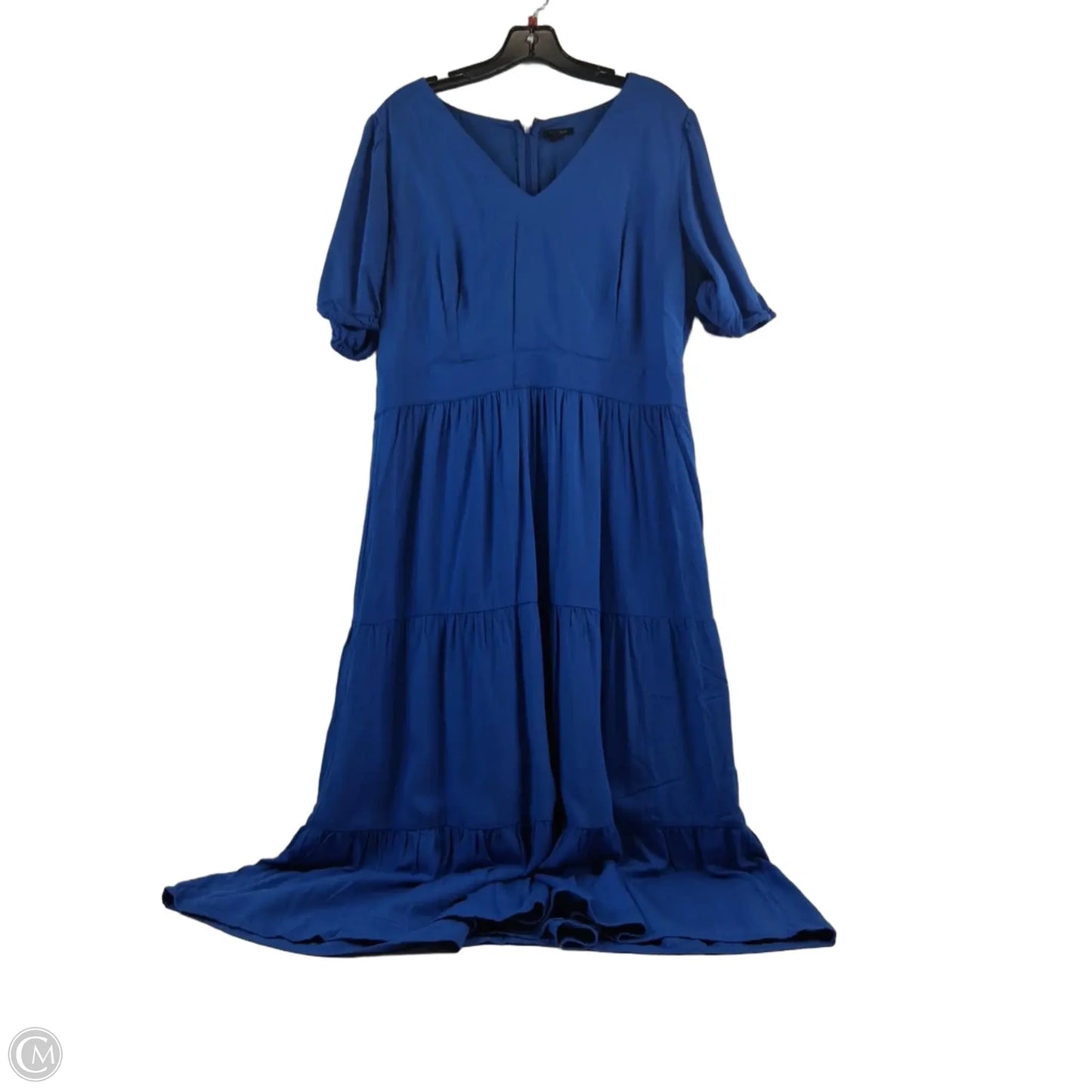 Dress Casual Maxi By Ann Taylor In Blue, Size: M