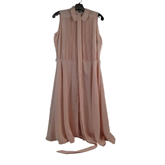Dress Casual Midi By Nanette By Nanette Lepore In Peach, Size: S