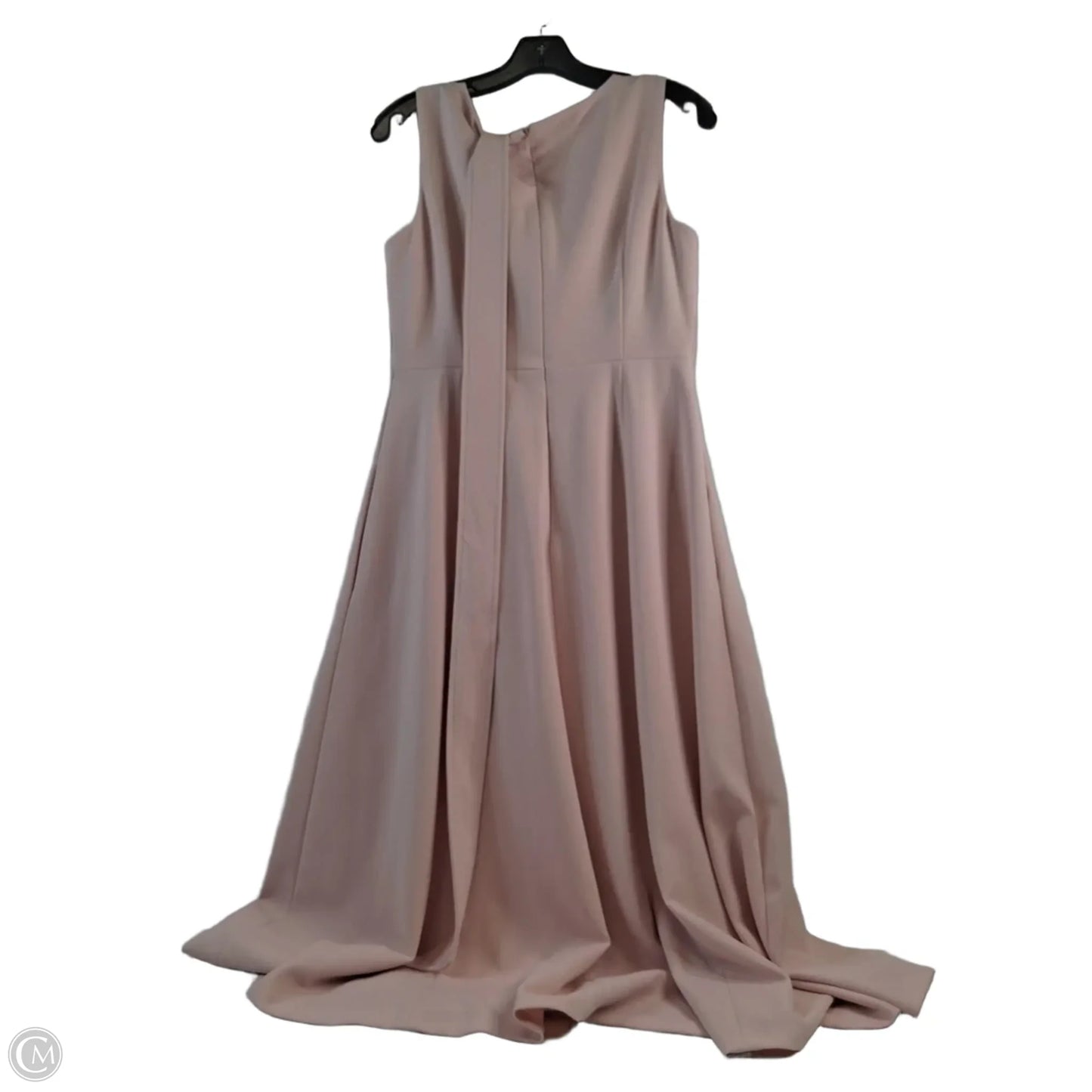 Dress Casual Midi By Calvin Klein In Pink, Size: M