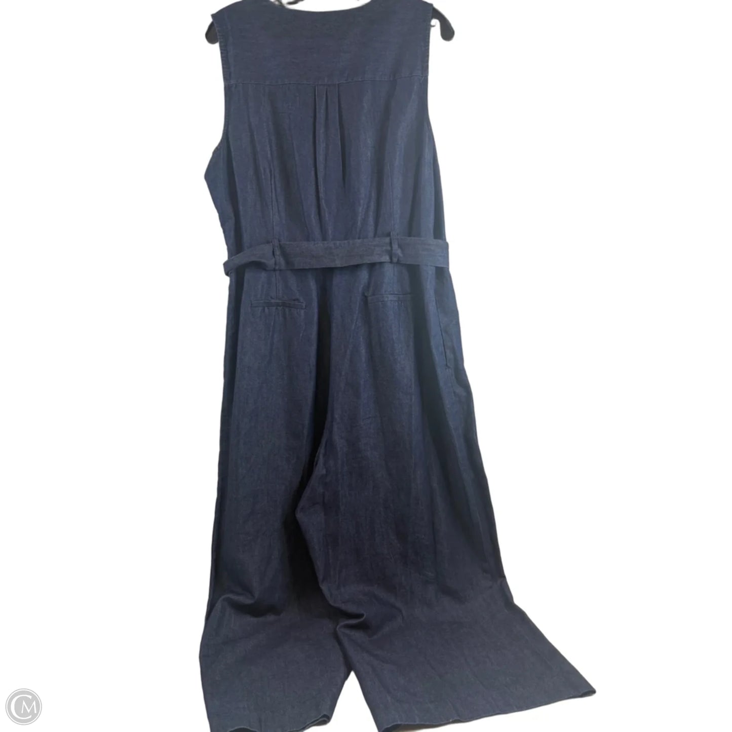 Jumpsuit By Nine West Apparel In Blue Denim, Size: Xl