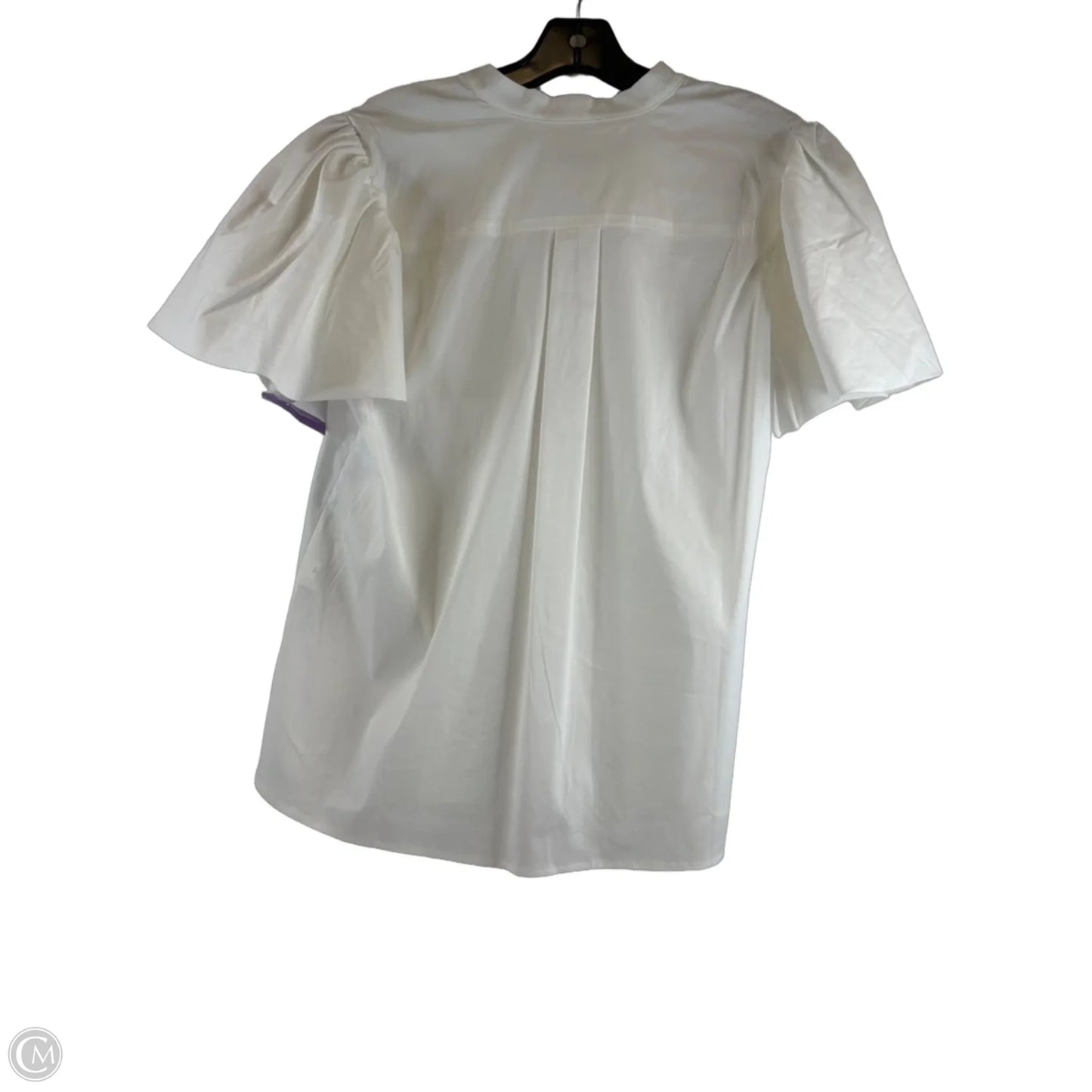 Top Short Sleeve By Chicos In White, Size: M