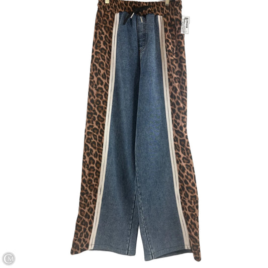 Pants Wide Leg By Clothes Mentor In Blue & Brown, Size: 6