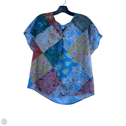 Top Short Sleeve By Cupcakes And Cashmere In Multi-colored, Size: S