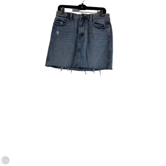 Skirt Mini & Short By Hidden In Blue Denim, Size: 8