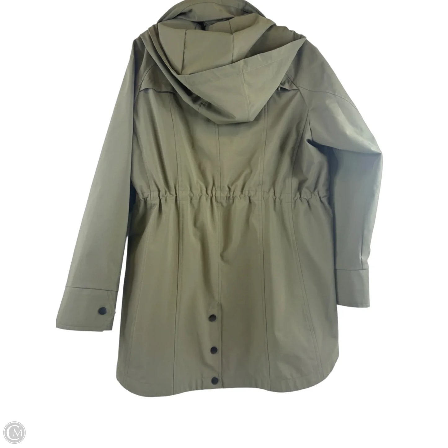Coat Raincoat By Coldwater Creek In Green, Size: Lp
