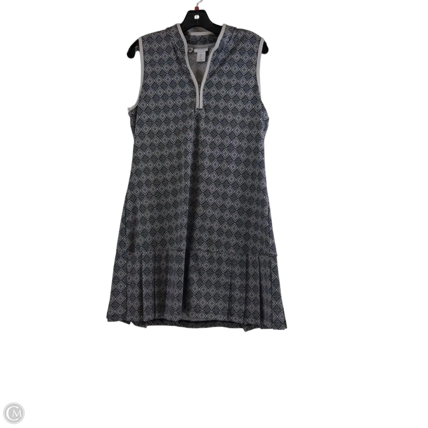 Athletic Dress By Sigrid Olsen In Black & White, Size: L