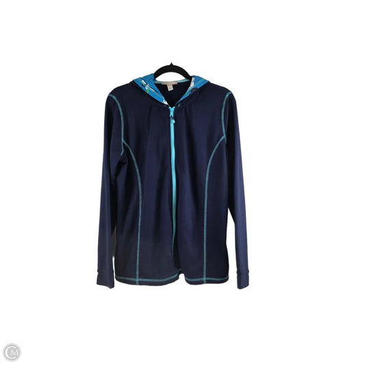 Sweatshirt Hoodie By Isaac Mizrahi Live Qvc In Navy, Size: M