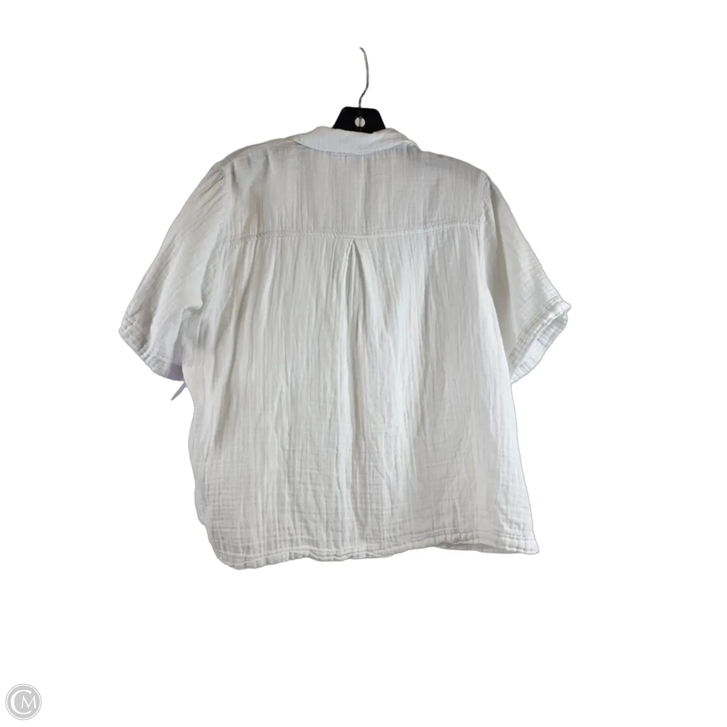 Top Short Sleeve By Old Navy In White, Size: S