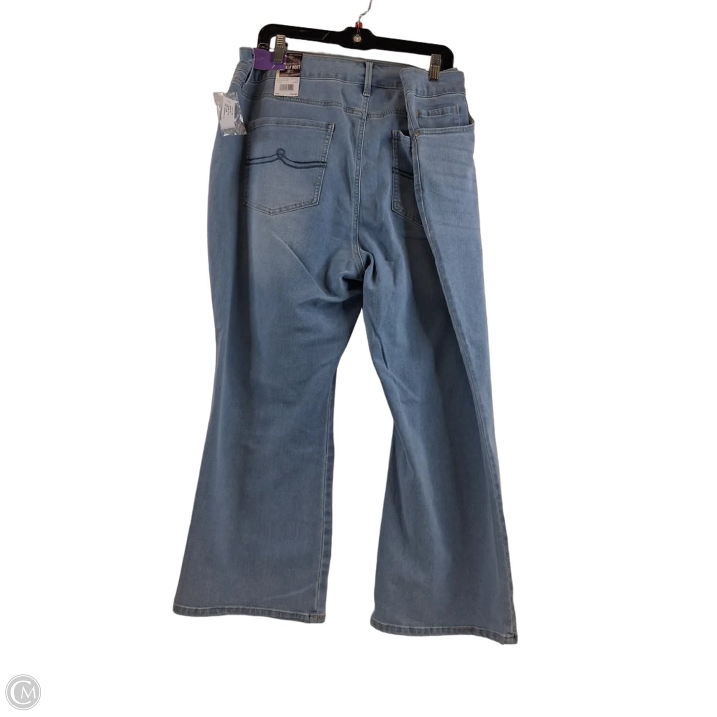 Jeans Boot Cut By Gloria Vanderbilt In Blue Denim, Size: 22
