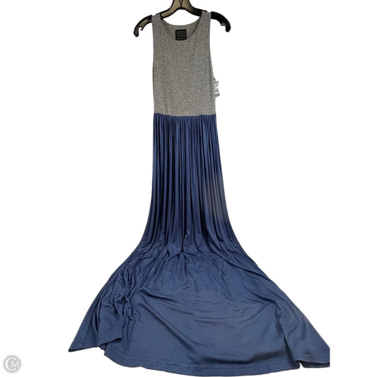 Dress Casual Maxi By Clothes Mentor In Blue & Grey, Size: S