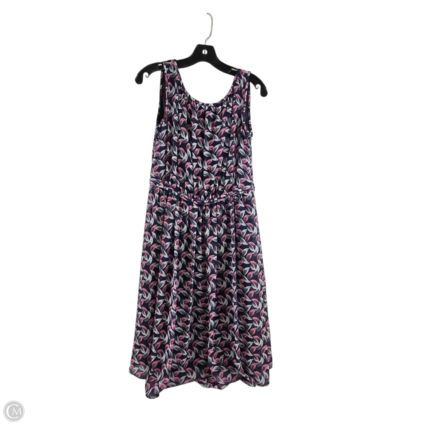 Dress Casual Midi By Boden In Blue & Pink, Size: S