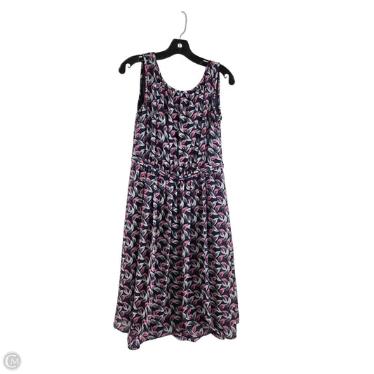 Dress Casual Midi By Boden In Blue & Pink, Size: S