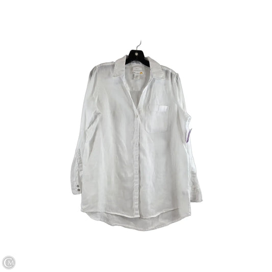 Top Long Sleeve By C And C In White, Size: S