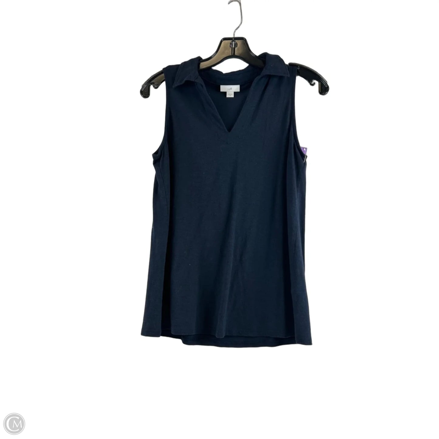 Top Sleeveless By J. Crew In Navy, Size: Xs