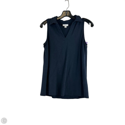 Top Sleeveless By J. Crew In Navy, Size: Xs