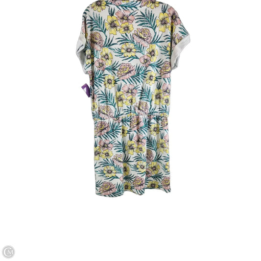 Dress Casual Midi By Lou And Grey In Pink & White, Size: M