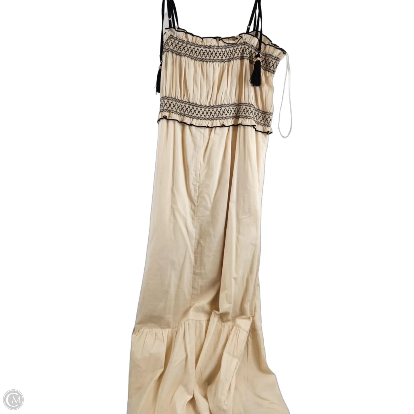 Dress Casual Maxi By Clothes Mentor In Cream, Size: L