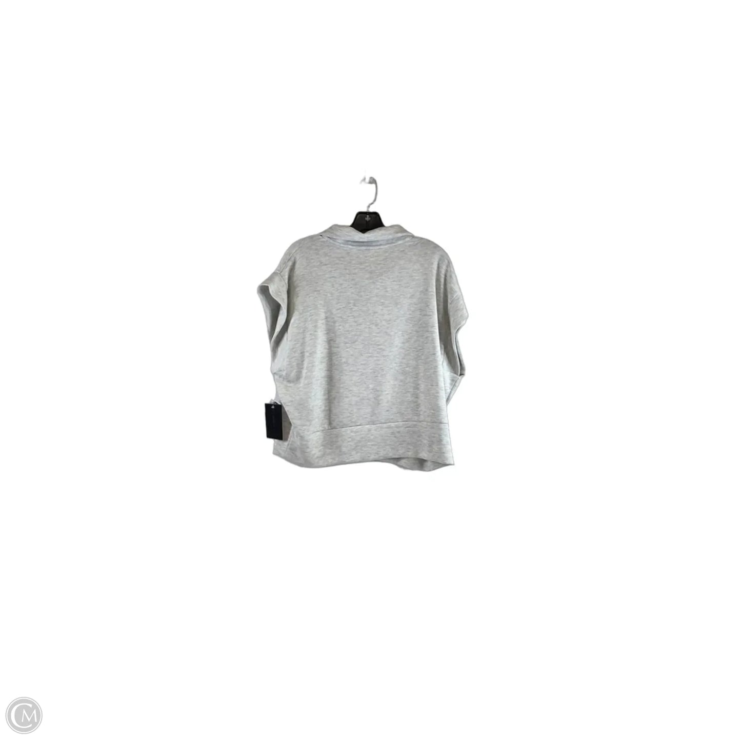 Athletic Top Short Sleeve By Danskin Now In Grey, Size: L