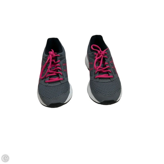 Shoes Athletic By Asics In Grey & Pink, Size: 6.5