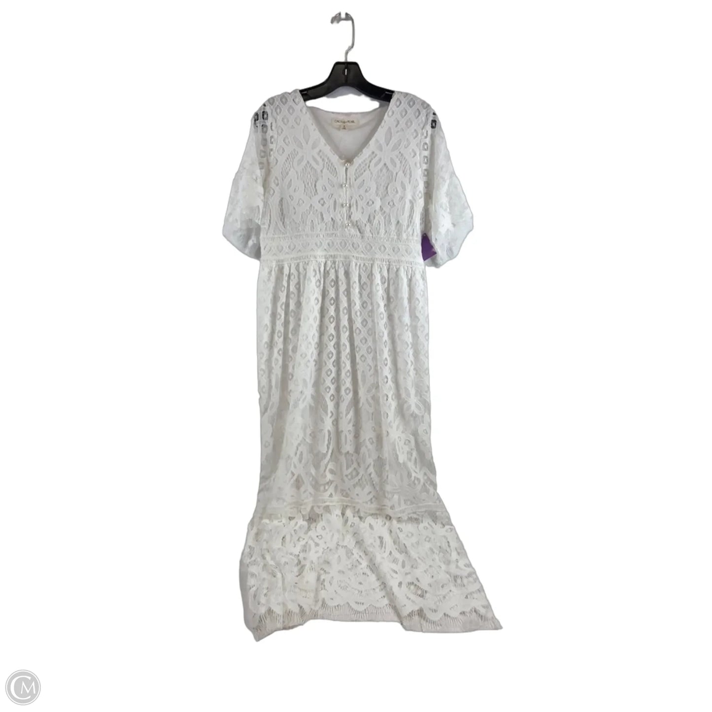 Dress Casual Maxi By Clothes Mentor In White, Size: S