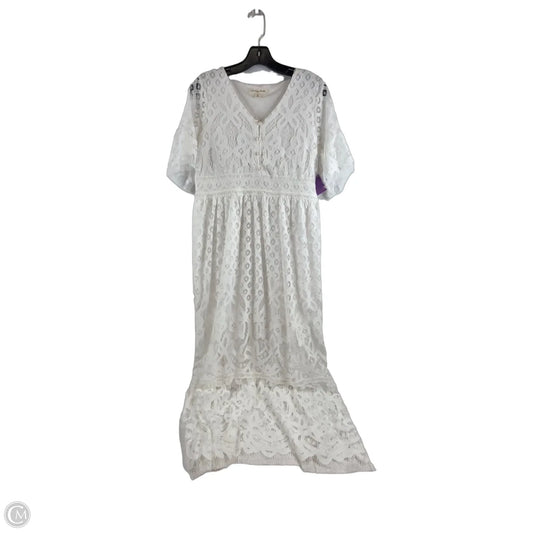 Dress Casual Maxi By Clothes Mentor In White, Size: S