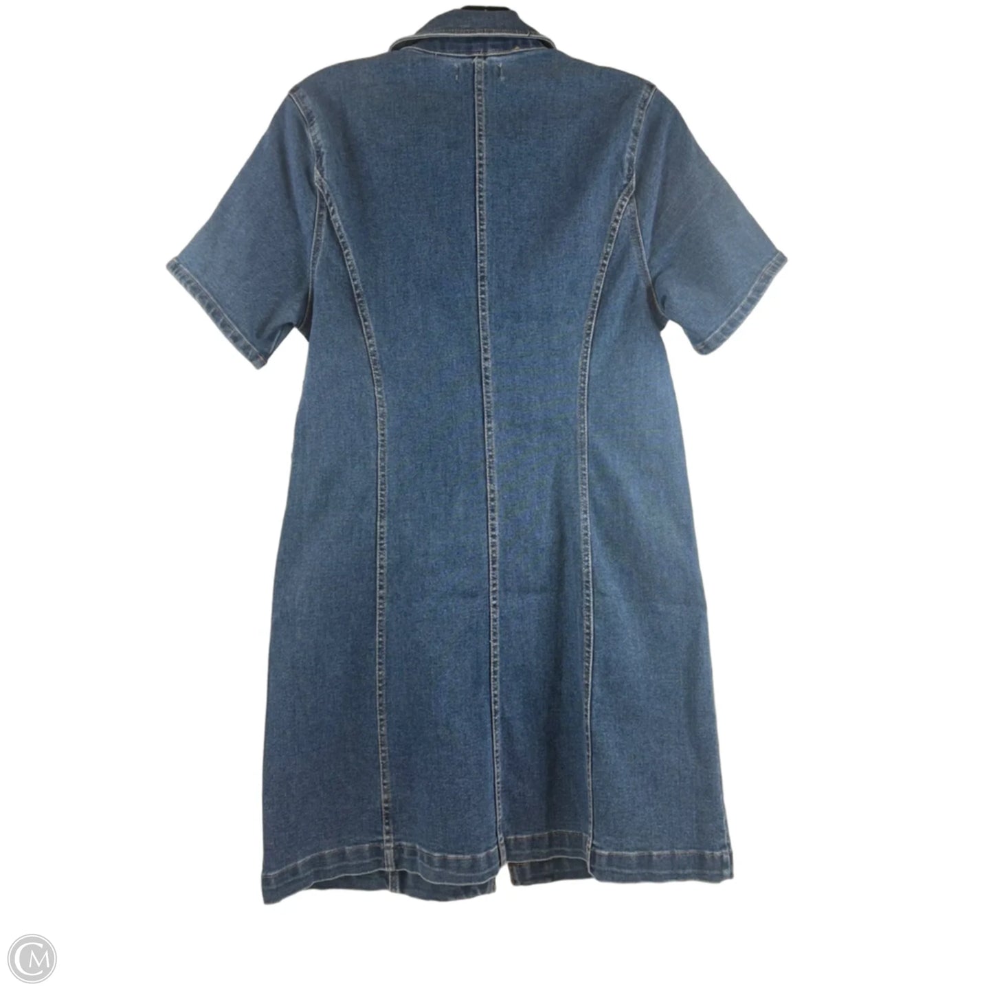 Dress Casual Midi By Habitual In Blue Denim, Size: Sp