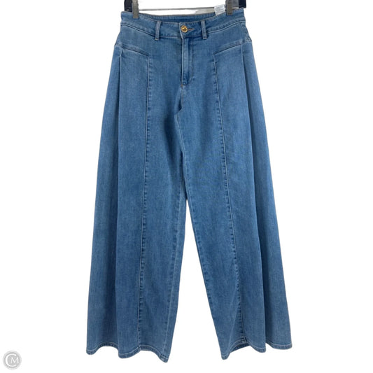 Jeans Wide Leg By Chicos In Blue Denim, Size: 2