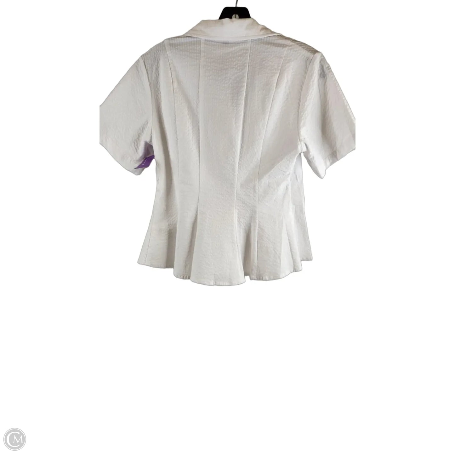 Top Short Sleeve By Steve Madden In White, Size: S