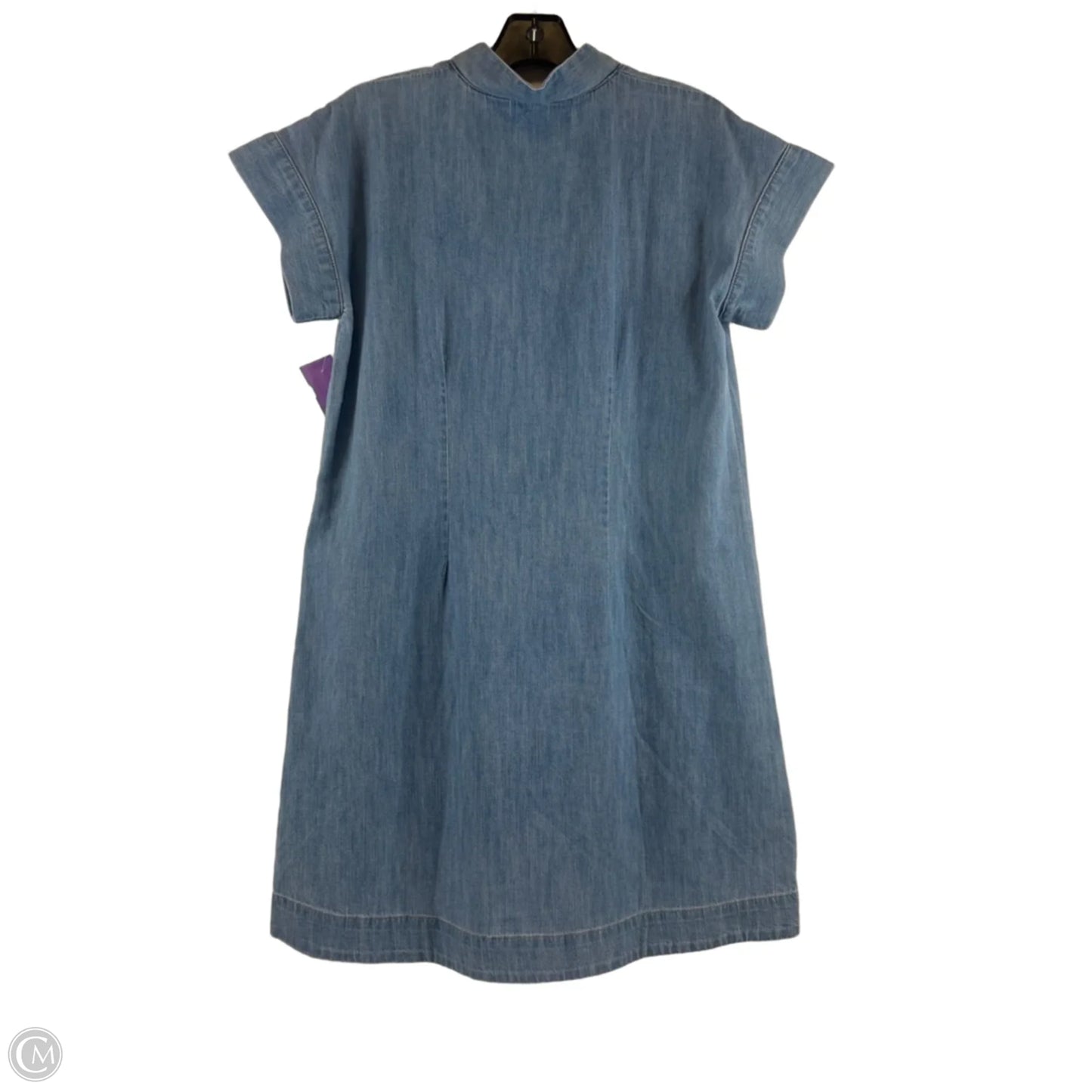 Top Short Sleeve By Talbots In Blue Denim, Size: Xsp