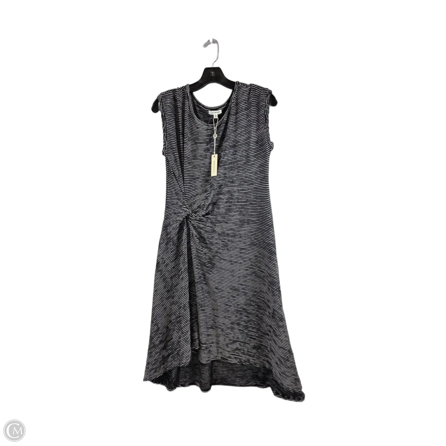 Dress Casual Midi By Max Studio In Black & Cream, Size: L