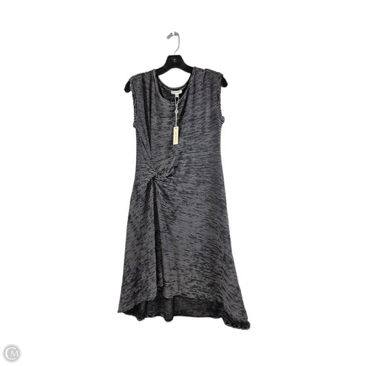 Dress Casual Midi By Max Studio In Black & Cream, Size: L