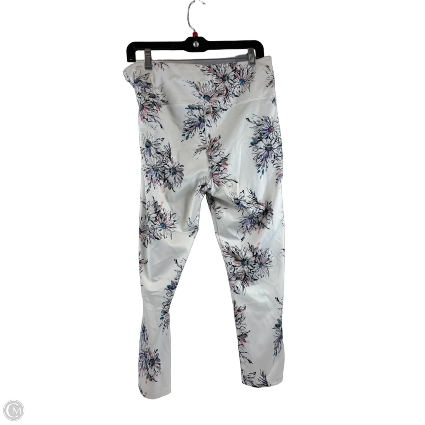 Athletic Leggings By Clothes Mentor In Purple & White, Size: Xl