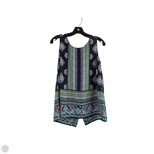 Tank Top By Cynthia Rowley In Blue & Green, Size: S