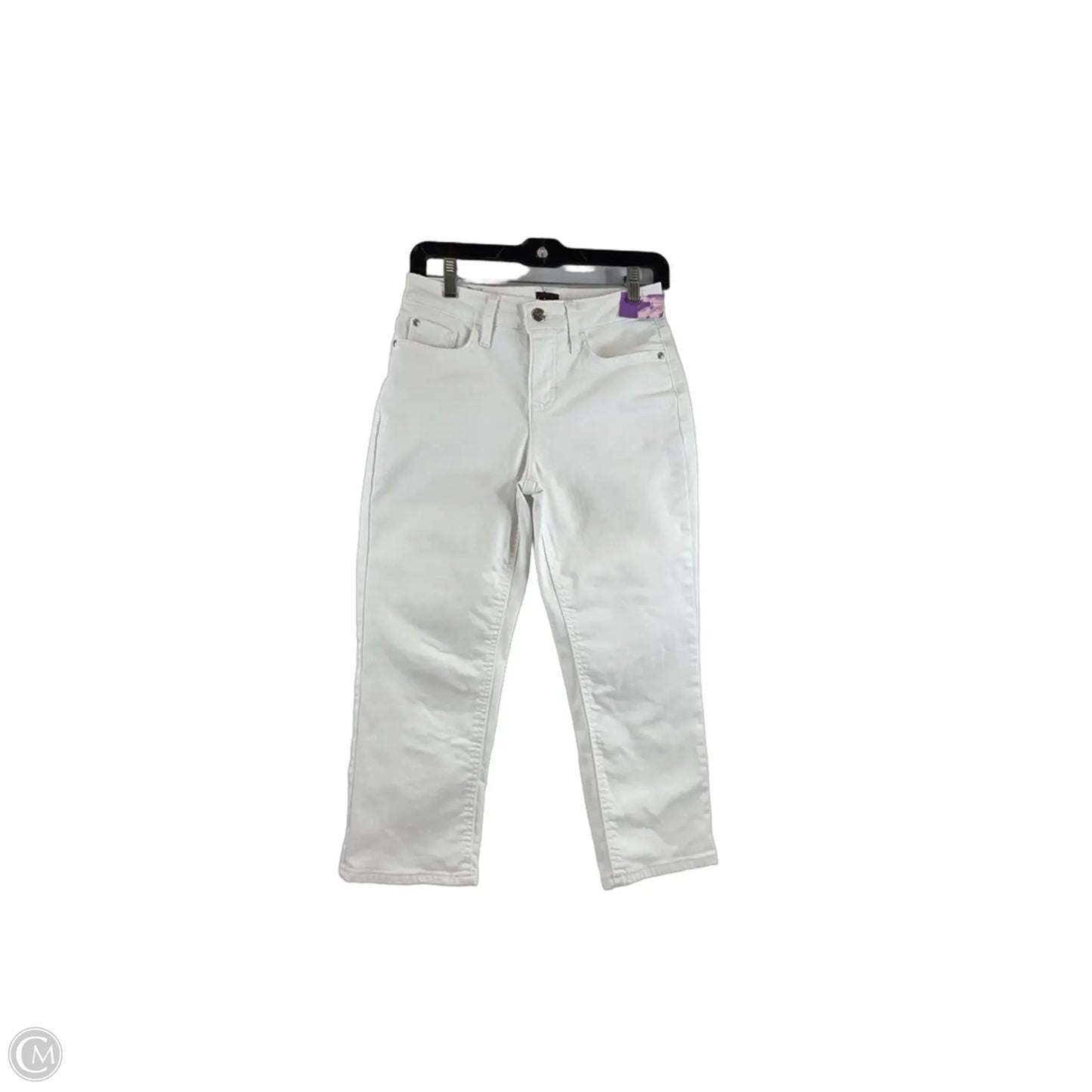 Jeans Cropped By Lee In White, Size: 4