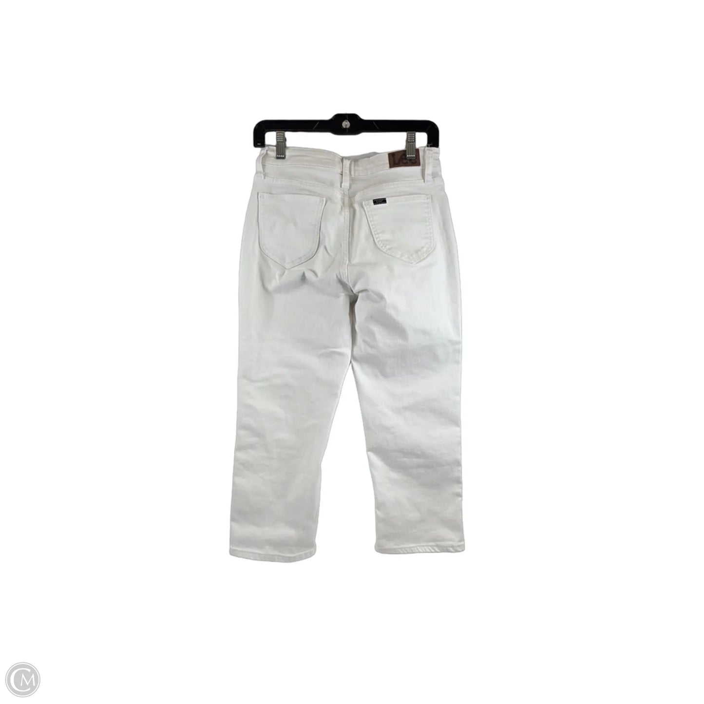 Jeans Cropped By Lee In White, Size: 4