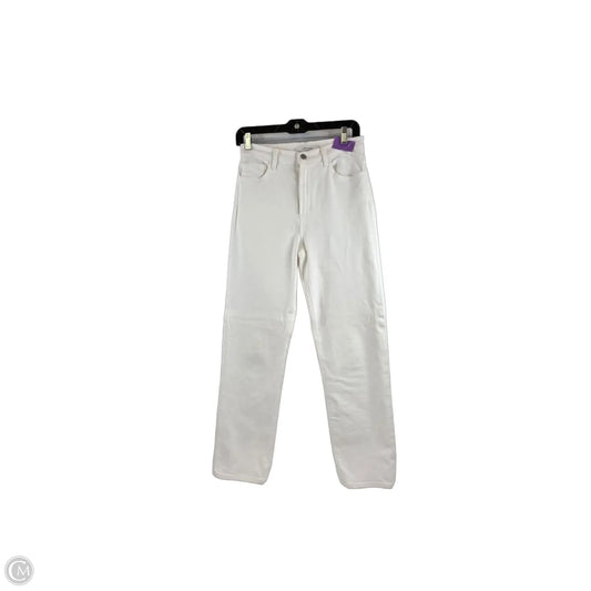 Jeans Straight By J Brand In White Denim, Size: 4