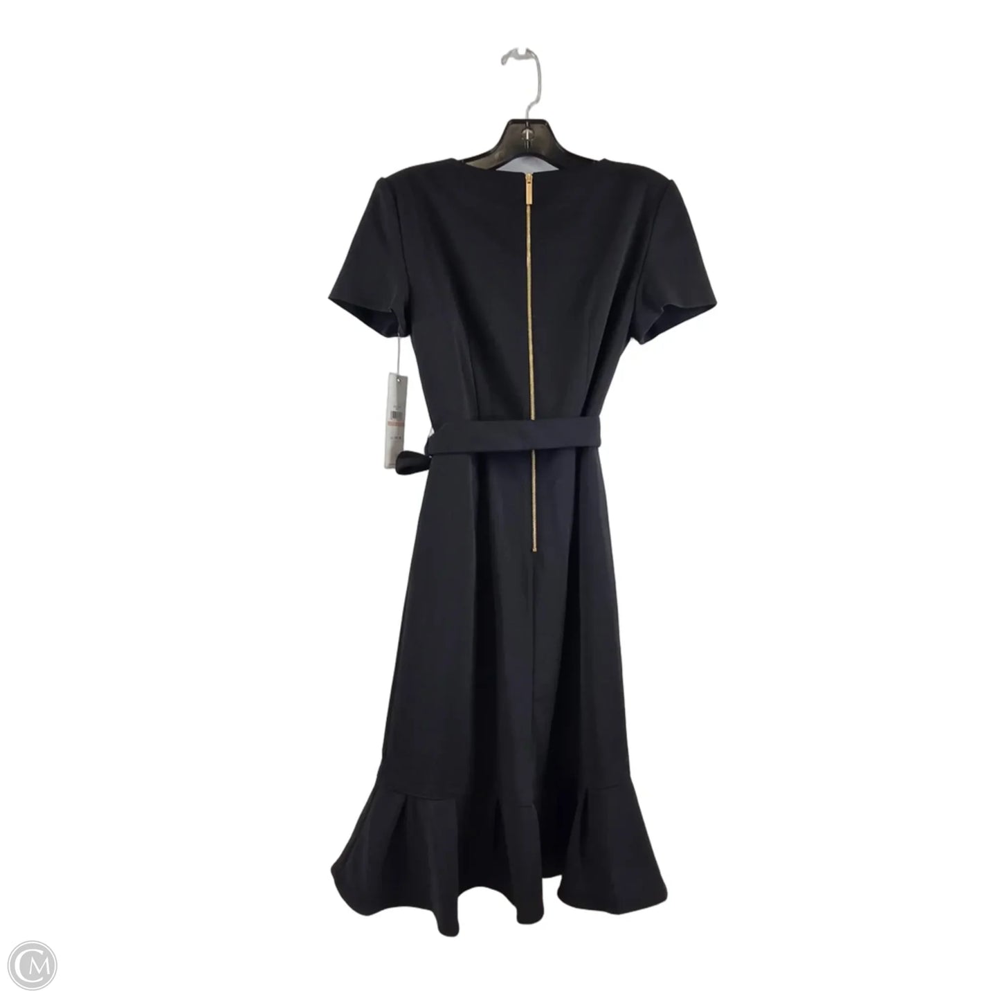 Dress Casual Midi By Calvin Klein In Black, Size: Xs