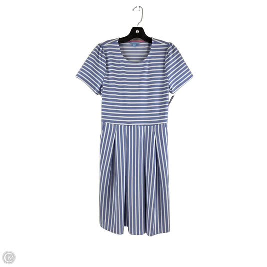 Dress Casual Midi By Draper James In Blue & White, Size: S