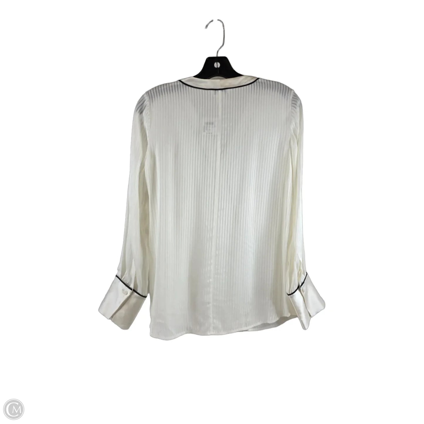 Top Long Sleeve By Club Monaco In Cream, Size: Xs