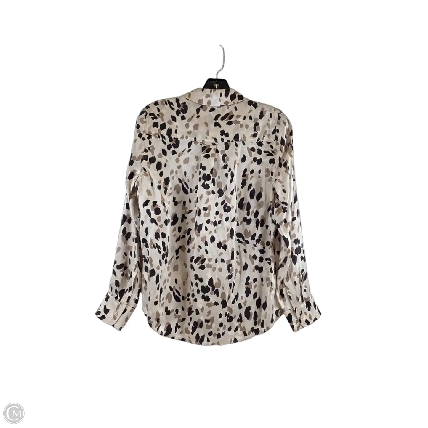 Top Long Sleeve By Rails In Brown & Tan, Size: Xs